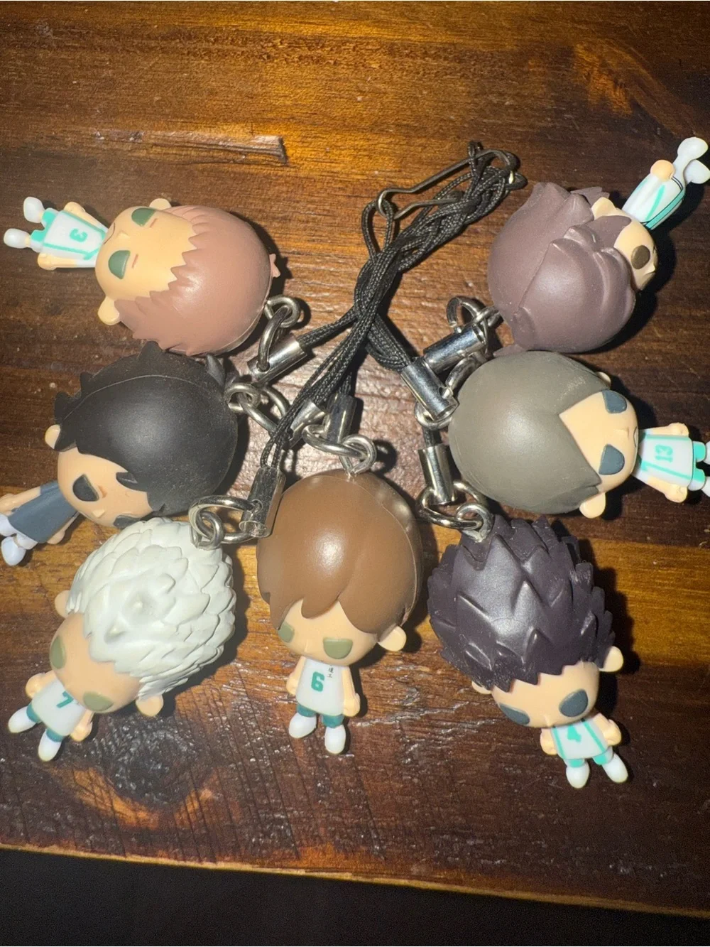 Haikyuu keychain set